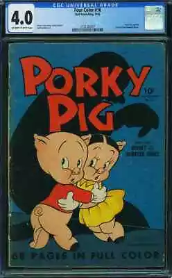 Buy Four Color #16 (Dell, 1942) CGC 4.0 - 1st PORKY PIG IN TITLE • 465.97£