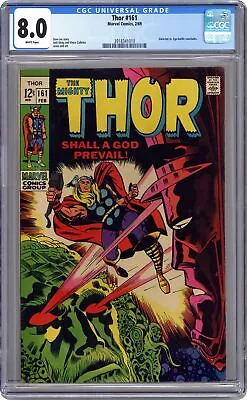 Buy Thor #161 CGC 8.0 1969 3918341010 • 166.97£