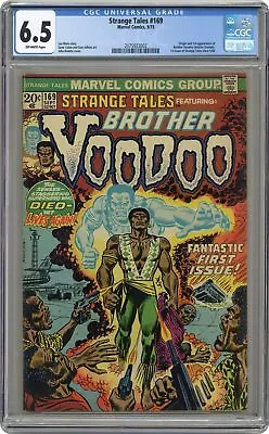 Buy Strange Tales #169 CGC 6.5 1973 2075923002 Origin & First Brother Voodoo Story • 209.68£