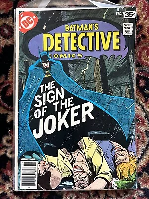 Buy Batman Detective Comics #476 DC 1978 F+/VF Classic Story Sign Of The Joker • 24.85£