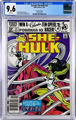 Buy Savage She-Hulk #22 CGC 9.6 (Nov 1981, Marvel) Al Milgrom, Newsstand, Radius App • 50.48£