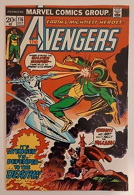 Buy  Avengers #116 (Silver Surfer/Defenders  App.) 1973 Key  • 11.65£
