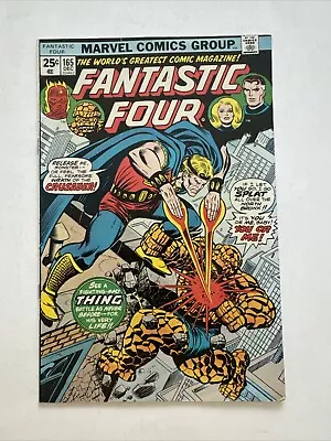 Buy Fantastic Four 165  Marvel 1975 1st Crusader Nice Pages Uw • 4.35£