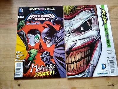 Buy DC Comics Batman Death Of The Family Batman & Robin 15 And 16 1st Print 2012 • 7.99£