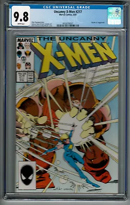 Buy The Uncanny X-Men #217  White Pages  CGC 9.8 • 77.66£