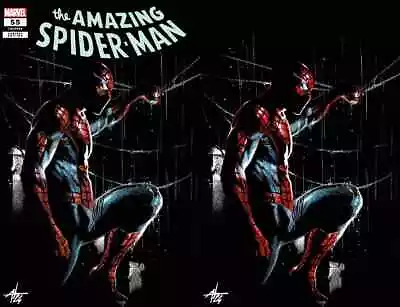 Buy Amazing Spider-man #55 - Gabriele Dell'otto - Exclusive Trade & Virgin Set 8/14 • 31.06£
