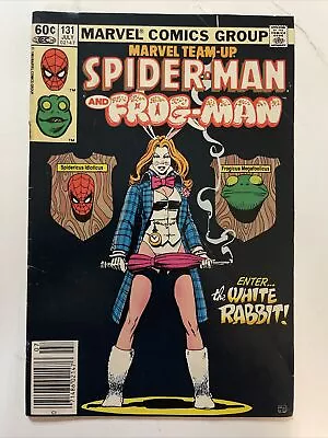 Buy Marvel Team-Up #131 (FN/VG)- Newsstand (marvel 1983) 1st White Rabbit Hot Key!! • 13.97£