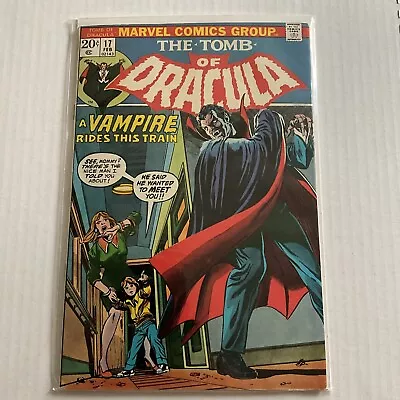 Buy Tomb Of Dracula #17 Marvel Horror Comic 1974 Blade Appearance Bitten By Dracula  • 19.41£
