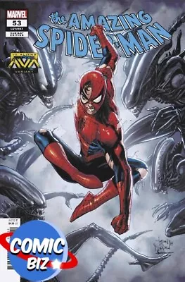 Buy Amazing Spider-man #53 (2024) 1st Print *daniel Marvel Vs Alien Variant Cover* • 5.15£