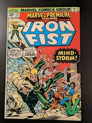 Buy MARVEL PREMIERE #25 *High Grade ~NM* Iron Fist, Mindstorm Marvel Oct. 1975 • 50.48£