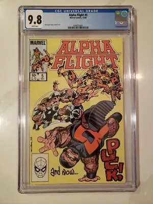 Buy Alpha Flight 5 CGC 9.8 Marvel Comics 1983  • 53.68£