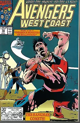 Buy AVENGERS WEST COAST (1985) #78 - Back Issue • 4.99£