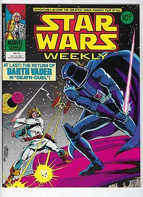 Buy Star Wars Weekly # 41 - Marvel UK - 15 Nov 1978 - UK Paper Comic • 4.95£