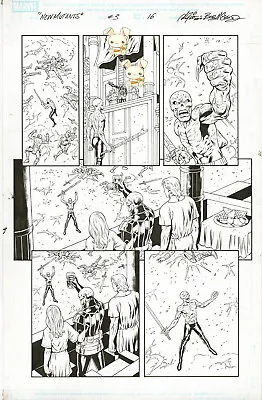 Buy New Mutants Forever #3 P16, Al Rio, Bob McLeod, Marvel Original Comic Art Page • 135.91£