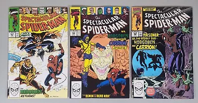 Buy Spectacular Spider-Man #161 162 163 VF Marvel 1990 • 4.66£