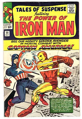 Buy Tales Of Suspense #58 Very Good 4.0 Iron Man Captain America Chameleon 1964 • 100.95£