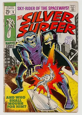 Buy Silver Surfer #5 FN+ 6.5 Versus The Stranger • 74£