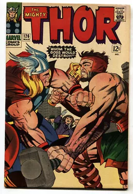 Buy Thor #126  1966 - Marvel  -VF- - Comic Book • 349.47£