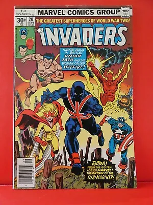 Buy Vintage  Comic Book Issue #20 Invaders Union Jack • 21.02£