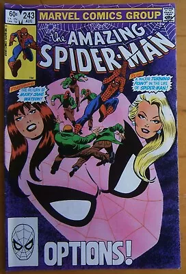 Buy Amazing Spider-Man #243 Aug 1983 Mary-Jane Reappears After A 4 Years Break • 2.95£