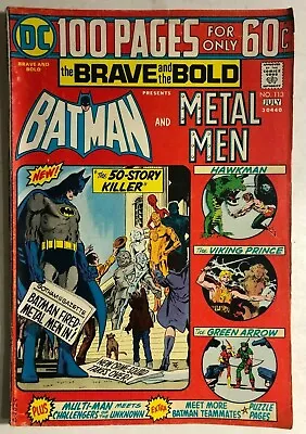 Buy BRAVE & BOLD #113 Batman & Metal Men (1974) DC Comics VG+ • 10.86£