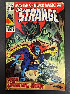 Buy Doctor Strange #183 Marvel, 1969 1st Team App Undying Ones Final Issue • 15.52£