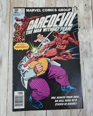 Buy Daredevil #171 Marvel Comics 1981 -Newstand - DD Vs. Kingpin - Frank Miller Art • 19.41£