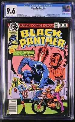 Buy Black Panther #14 Cgc 9.6 Avengers Klaw Bill Sienkiewicz White Pages 8008 • 46.20£