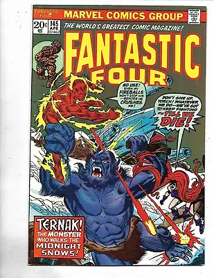 Buy Fantastic Four #145, 1974, NM Plus ++, 9.6-9.8,  Stan Lee Era FF Classic, Bronze • 124.26£