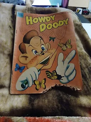 Buy 1953 HOWDY DOODY #22 Golden Age Dell TV Comic, Bee Butterflies Butterfly Net • 12.13£