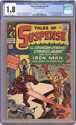 Buy Tales Of Suspense #52 CGC 1.8 1964 4389505008 1st App. Black Widow • 368.89£