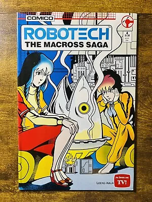 Buy Robotech: The Macross Saga 4 Mike Leeke Cover Comico Comics 1985 • 2.29£