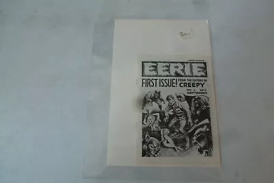 Buy EERIE No. 1   First Edition Trashcan - Original And Prime Condition  - • 1,800£