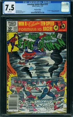 Buy Amazing Spider-man  #222   Vf7.5  White Pages! Cgc   4261341003 • 29.50£