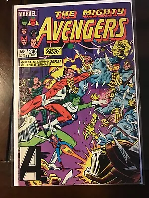 Buy Avengers #246 1984 MARVEL COMIC BOOK 8.5 1st MARIA RAMBEAU V1-210 • 12.39£