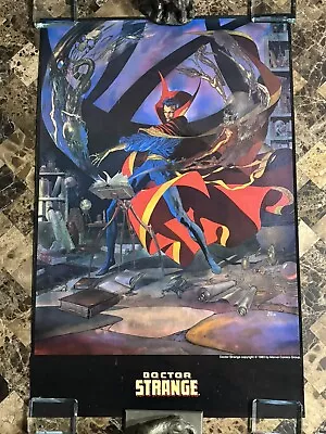 Buy Marvel Comics Doctor Strange Vintage Promo Poster 1983 Kevin Nowlan Art 22x34 • 46.59£