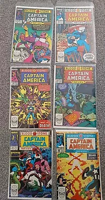 Buy Captain America Issues 357, 358, 359, 360, 361 And 362 Complete Blood Stone Saga • 30£