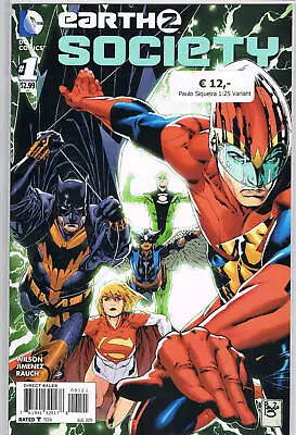 Buy EARTH 2 SOCIETY #1 VARIANT Paulo Siqueira 1:25 Variant DC COMICS • 10.12£