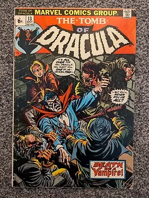 Buy Tomb Of Dracula 13. Marvel 1973. Blade Origin. Combined Postage • 12.49£