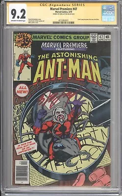 Buy Marvel Premiere #47 CGC SS 9.2 FIRST ANT-MAN – Signed By Bob Layton • 34£