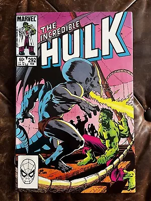 Buy Incredible Hulk #292 (1984) Dragon Man, Circus Of Crime!!! • 4.77£