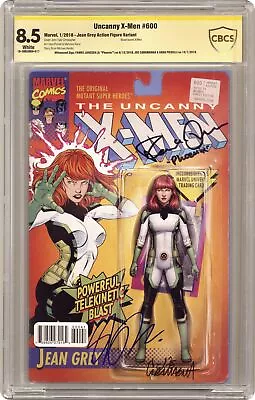 Buy Uncanny X-Men #600B Tyler Jean Grey CBCS 8.5 SS Janssen/Caramanga/Pichelli 2016 • 143.67£