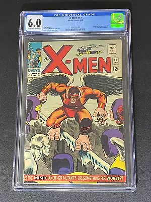 Buy Uncanny X-Men #19 CGC 6.0 Marvel April 1966 1st Mimic Appearance Stan Lee Story • 143.66£