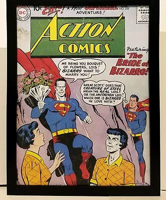 Buy Action Comics #255 Superman 9x12 FRAMED Vintage 1955 DC Comics Art Print Poster • 27.91£