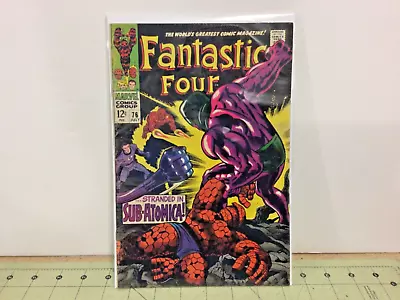 Buy Fantastic Four Comic 76 Stranded In Sub-Atomic  Silver Surfer By Marvel Comics • 21.71£