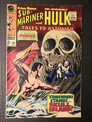 Buy Sub-mariner And The Incredible Hulk Tales To Astonish #96 Marvel Comics • 7.97£