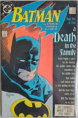 Buy Batman #426 - Vol. 1 (12/1988) - Death In The Family Part 1 F/VF - DC • 22.77£