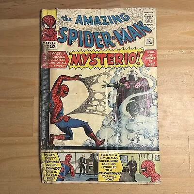 Buy Amazing Spider-Man #13 1964 1st App. Mysterio • 311.19£