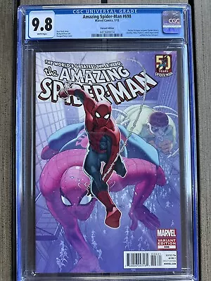 Buy The Amazing Spider-Man #698 CGC 9.8 🔥White Pages🔥 Variant Cover Marvel 01/2013 • 58.25£