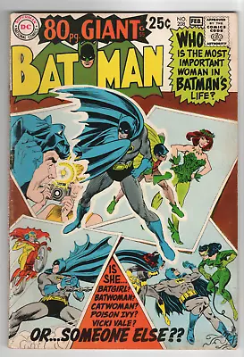 Buy Batman 208 DC Comics 1969 80 Page Giant Poison Ivy Clayface SIlver Age • 13.94£